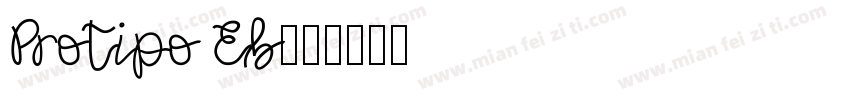 Protipo Eb字体转换